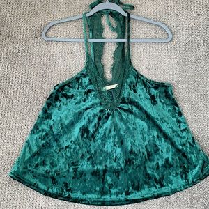 Velvet Lace Tank Top